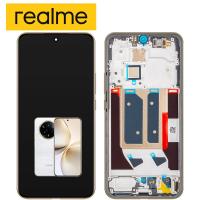 Realme 14 Pro+ 5G (RMX5050) Touch + Lcd + Frame Gold Service Pack