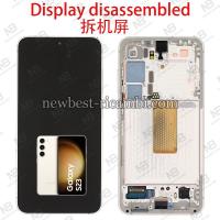 Samsung Galaxy S23 S911 Touch + Lcd + Frame Cream Disassembled Grade A