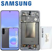 Samsung Galaxy A57 5G A576B Touch + Lcd + Frame Gray Assembled Service Pack