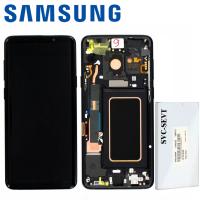 Samsung Galaxy S9 Plus G965f Touch + Lcd + Frame Black Assembled Service Pack