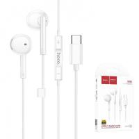 Handsfree USB-C Hoco M95 White in Blister