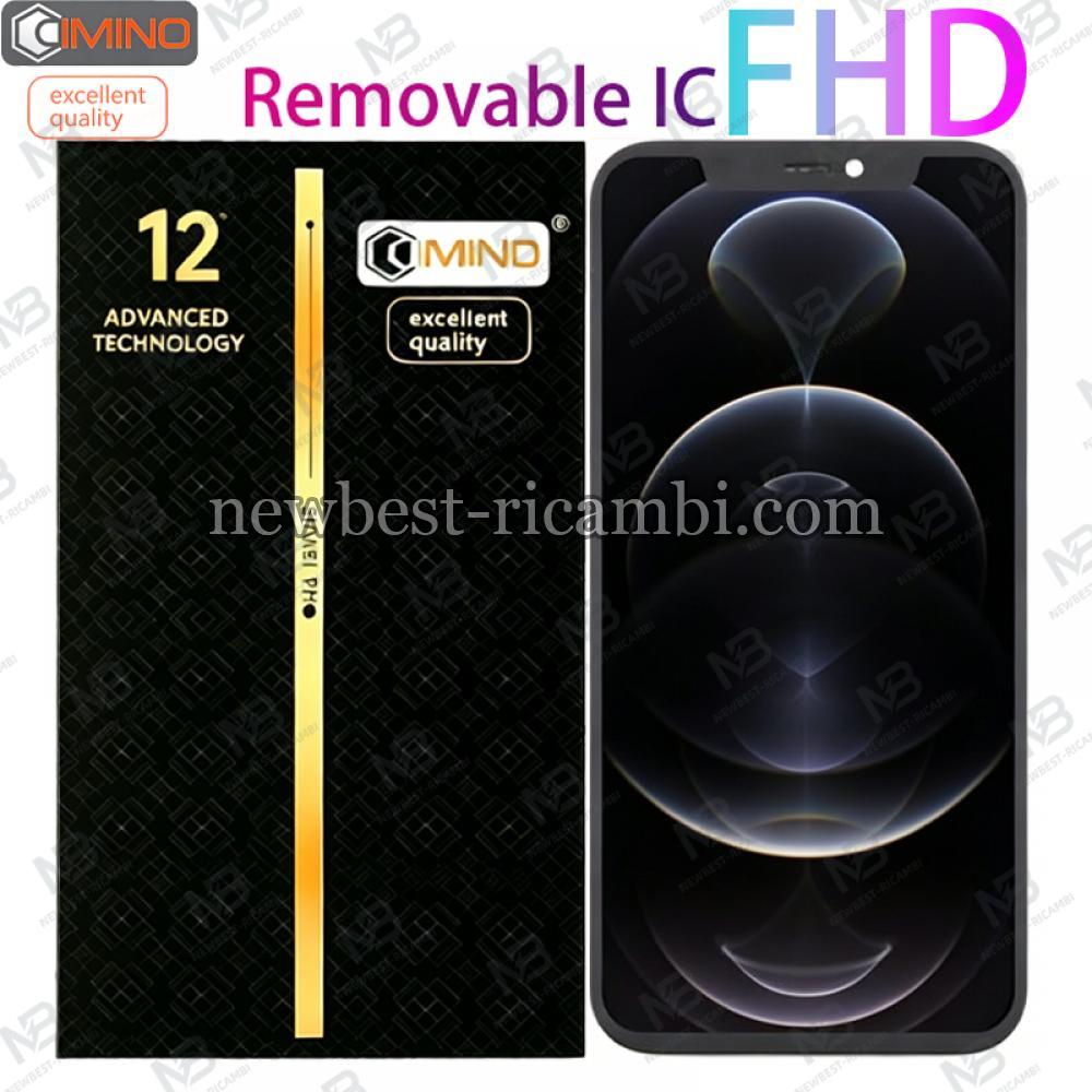 iPhone 12 / 12 Pro Touch + Lcd + Frame Black Cimino FHD-INCELLLTPS COF Original Resolution Removable IC
