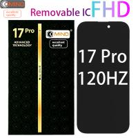 iPhone 17 Pro Touch + Lcd + Frame Black Cimino FHD-INCELLLTPS COF Original Resolution Removable IC 120HZ